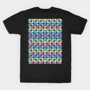 Metal balls vibrant colours Pattern T-Shirt